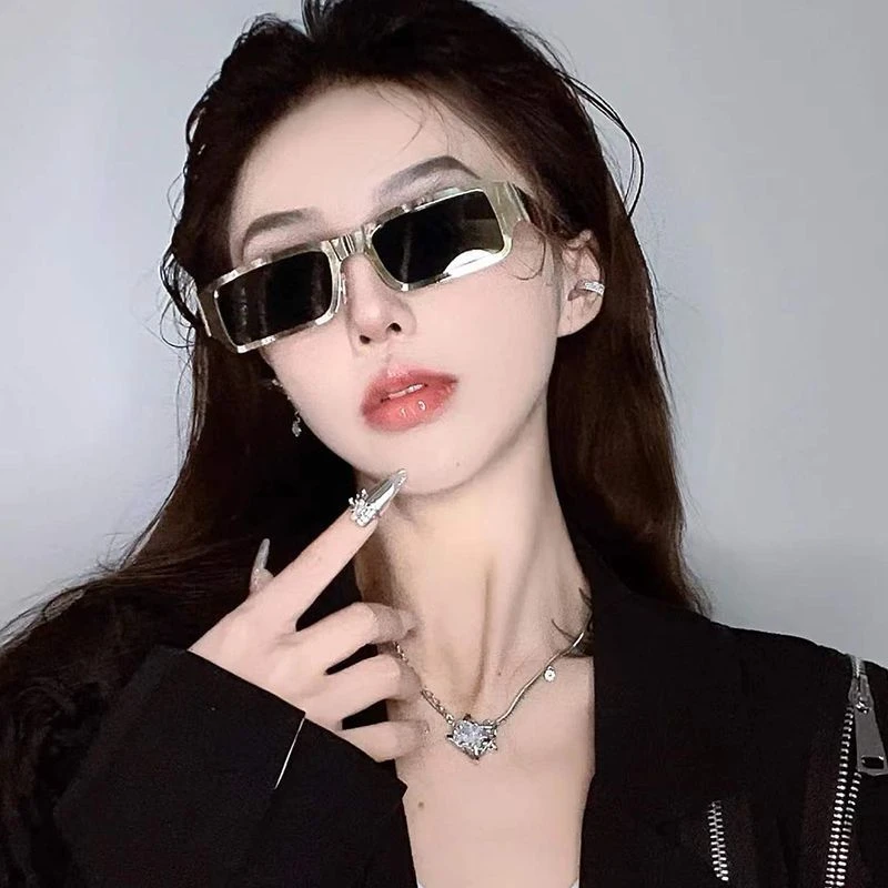 凹造型墨镜女潮ins个性嘻哈金属框眼镜小红书网红街拍超A太阳镜男