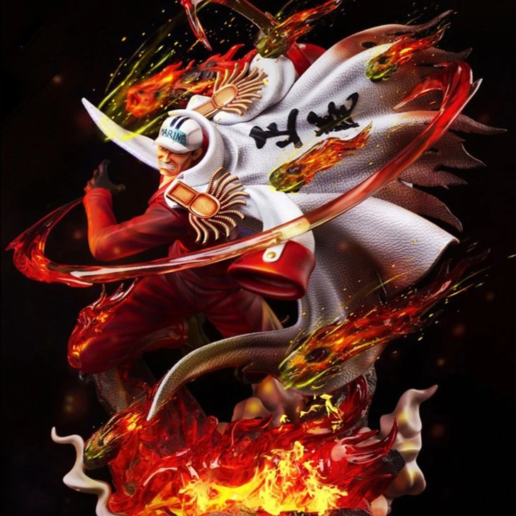 【小黑GK】 天机X燃风 海贼王 怒放的岩浆 赤犬 GK雕像动漫日本