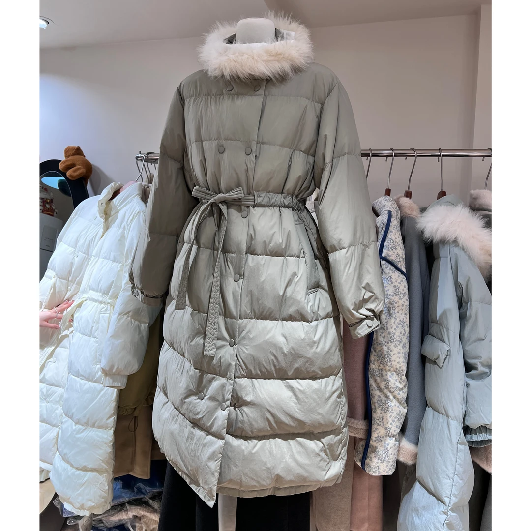 【陈大力】2024韩版冬季新款宽松百搭加厚保暖时尚中长款外套女