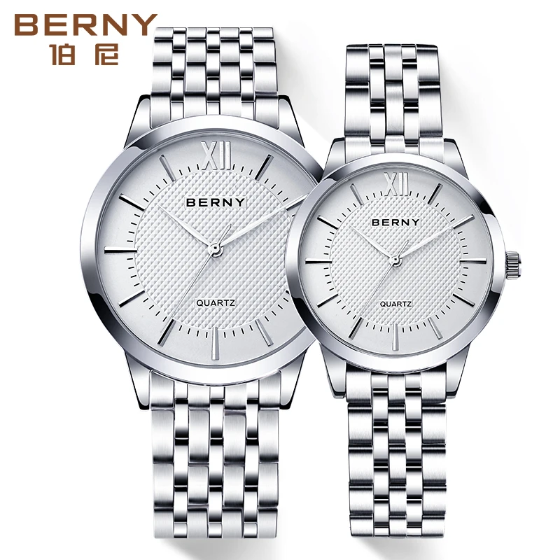 【官方正品】BERYNY气质石英表情侣对表超薄款百搭简约防水潮流2679