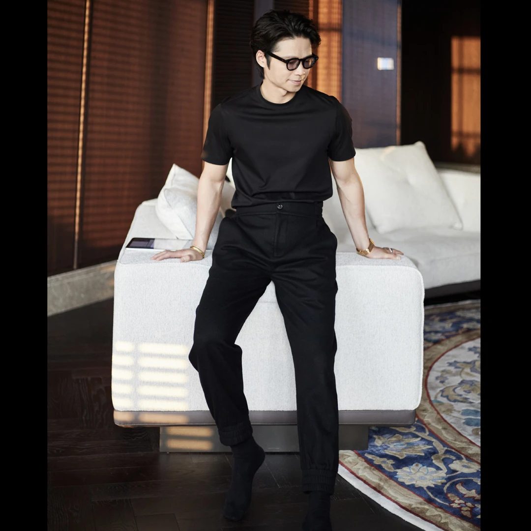 年终大促  高定4357潮流时尚百搭羊毛宽松休闲裤