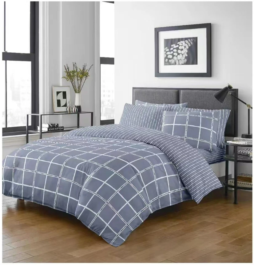 单人被罩 1.55*2.1米 大蓝格