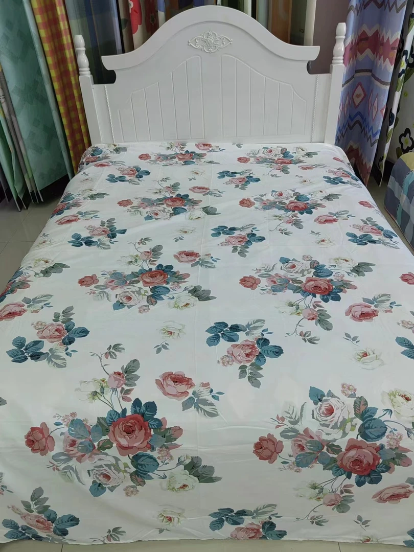 双人床单 2.3*2.4米  白玫瑰