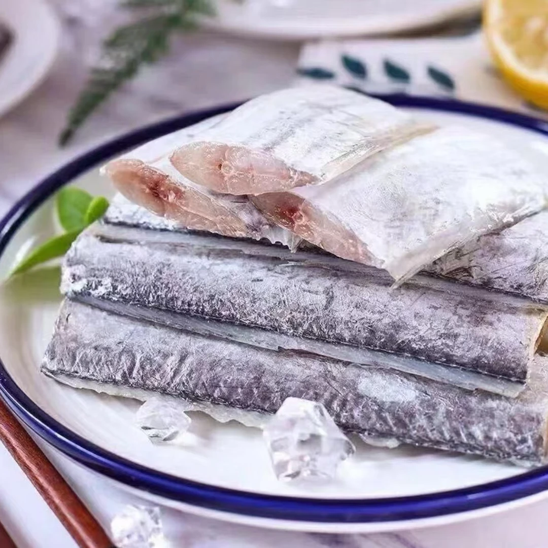 精品带鱼段 新鲜现切小眼油带 6包  400g/包净重无冰