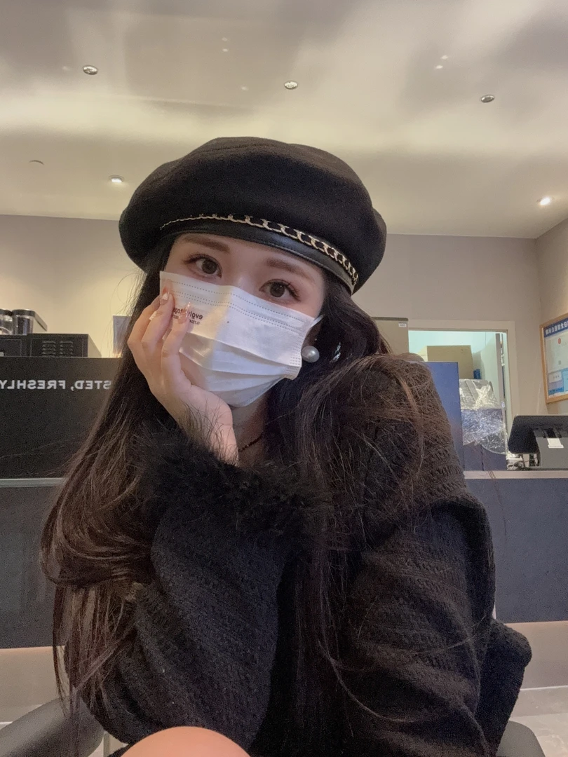 新款显脸小英伦小香皮沿百搭韩系画家帽贝雷帽