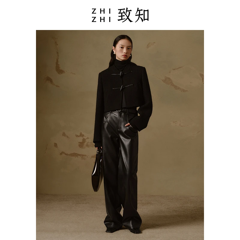 【橱窗】吴音子 新中式短外套24年新高级格雷系穿搭ZZ2CWWJ1003