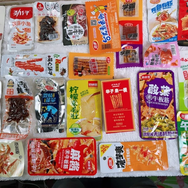 辣条自由40种辣条不重样