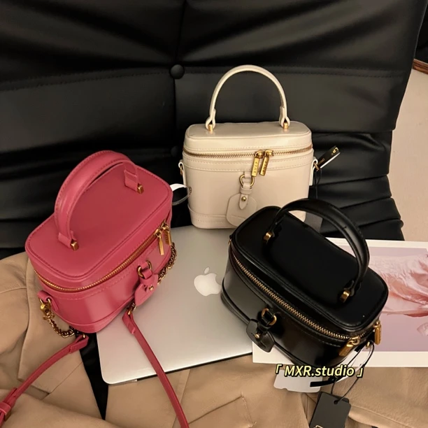 【魔力少女】2024新款网红盒子包链条包包手提包小方包百搭时尚女包