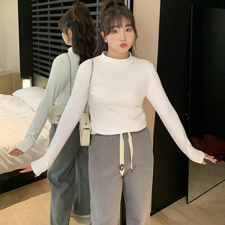 狮子座 长袖修身显瘦百搭打底