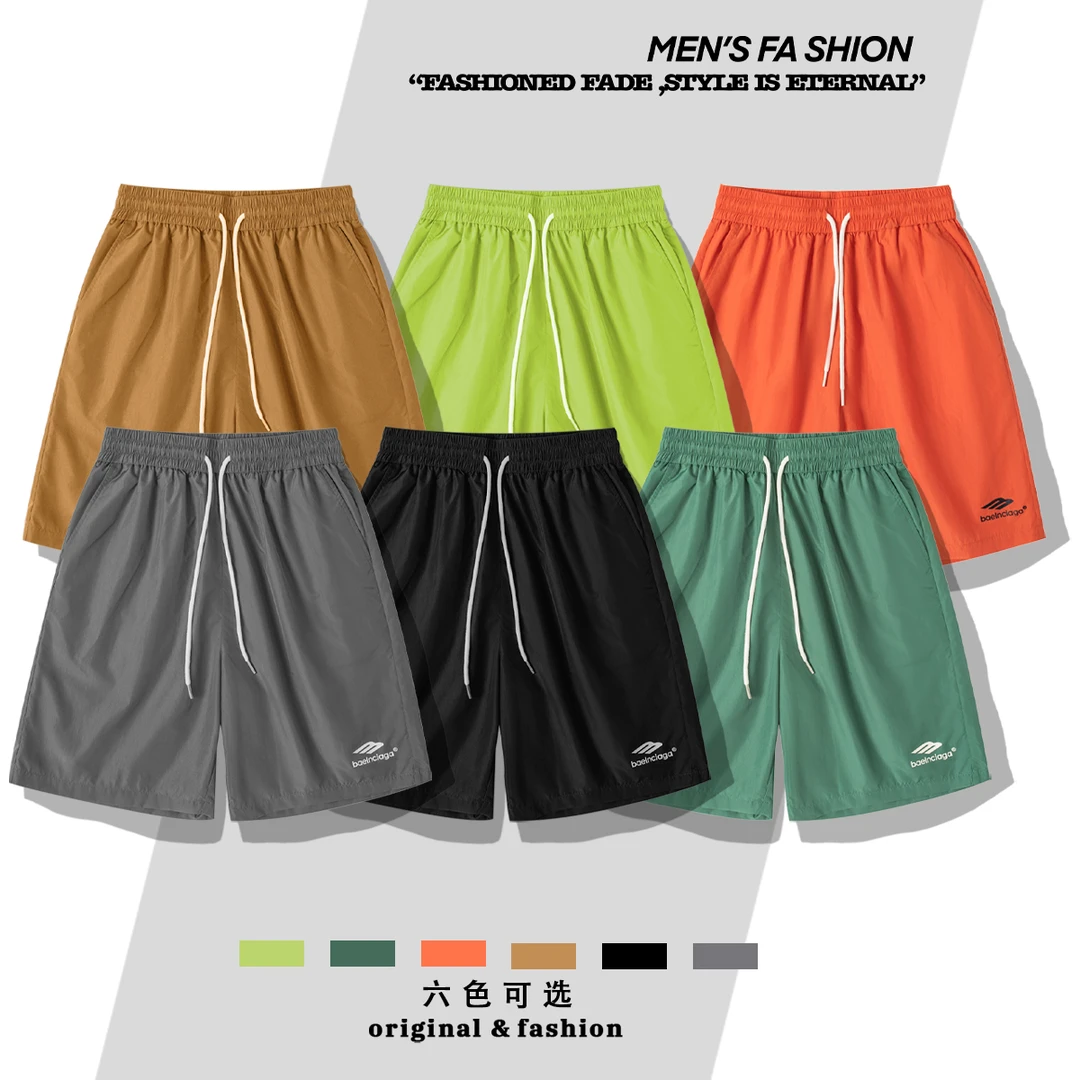 新款夏季运动男女同款休闲薄款潮流宽松速干健身抽绳短裤DK039