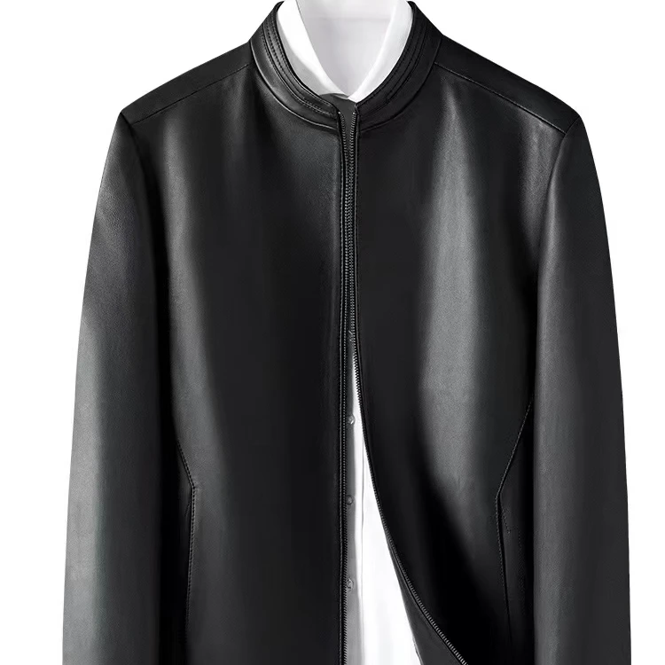 2024新款海宁男士真皮绵羊皮时尚男装