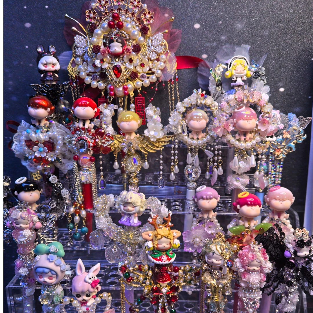 【明款直拍】手工重工DIY萌粒串珠笔