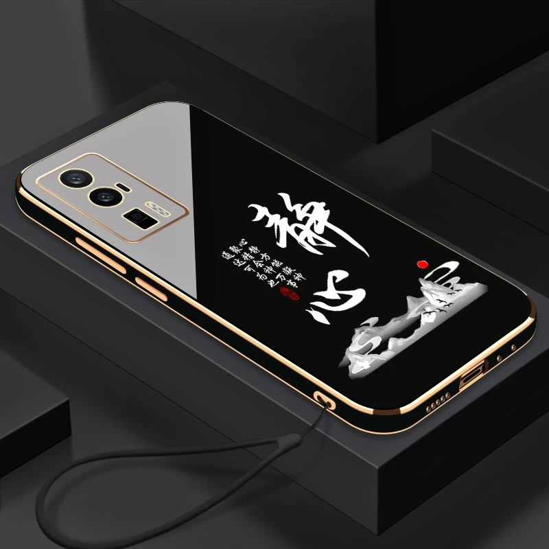 适用于电镀静心红米K60/K60Pro手机壳全包防摔硅胶软壳【送挂绳】