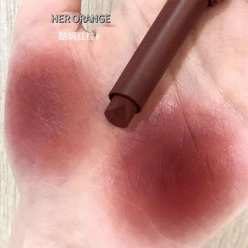 春夏心动~红茶玫瑰色显白口红酒酿红棕色唇膏固体唇泥哑光丝绒