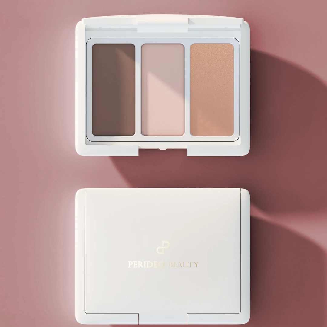 PERIDEO立体修容三色粉饼