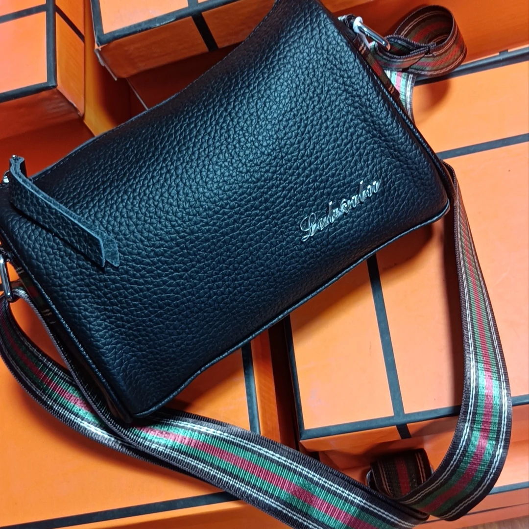 【头层牛皮】22x14cm女包斜挎包包单肩时尚真皮百搭女士气质6605