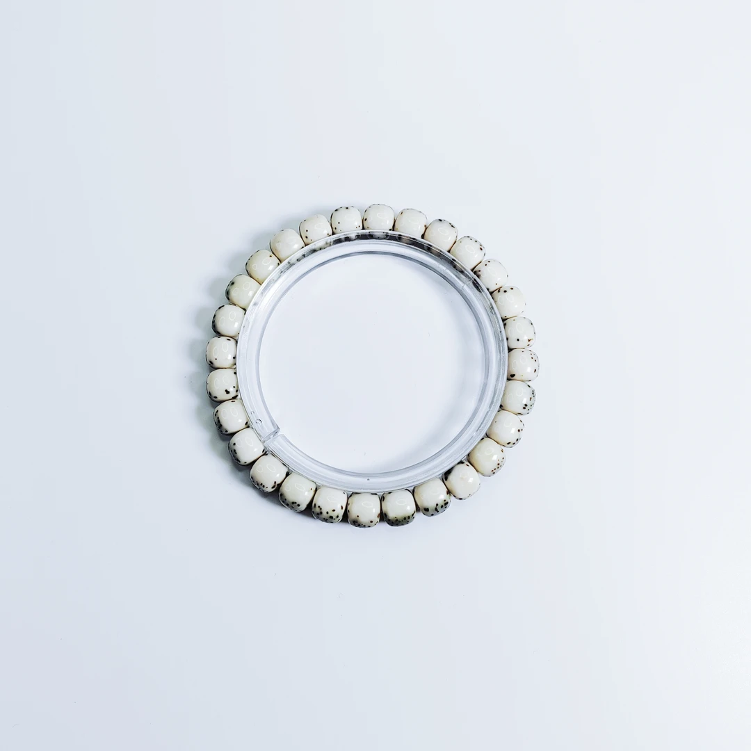 星月菩提文玩手串 石玉料10A河豚单圈 8x7mm-乔巴甄选-235