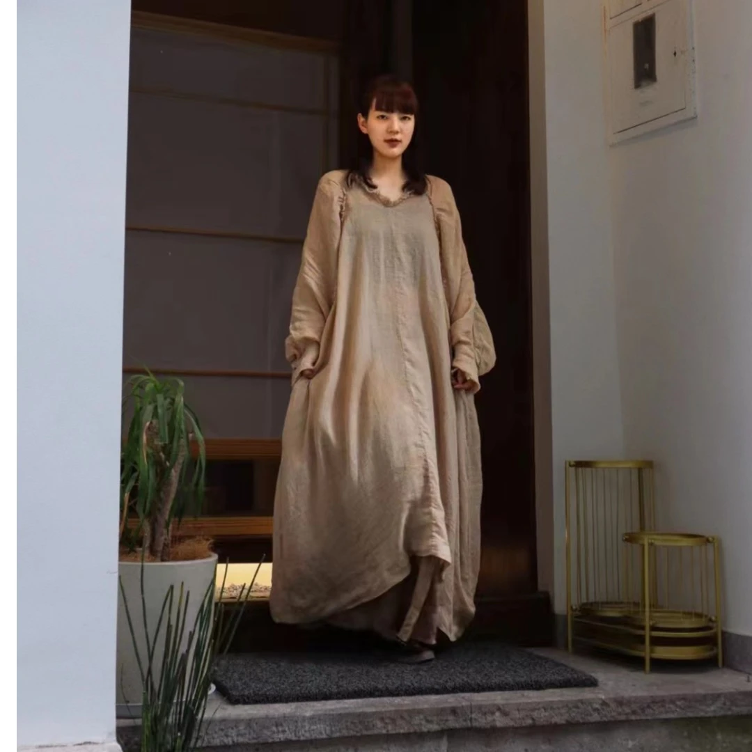 原创麻依者袍子1016连衣裙