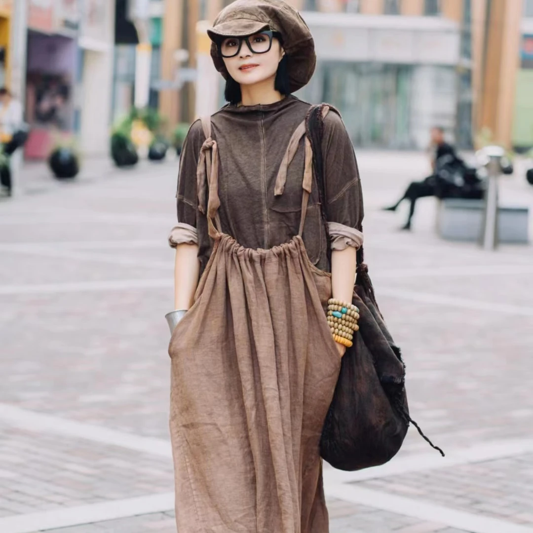 麻依者原创 吊带裙 1077