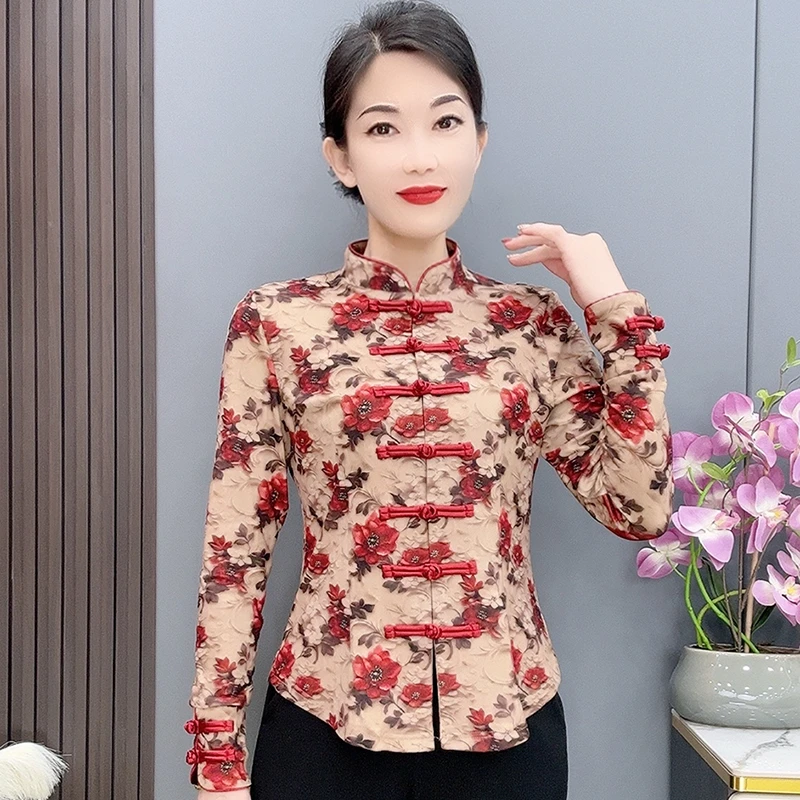 2889款双面磨毛慕斯绒外套 自发热 时尚外套国风款大气外套