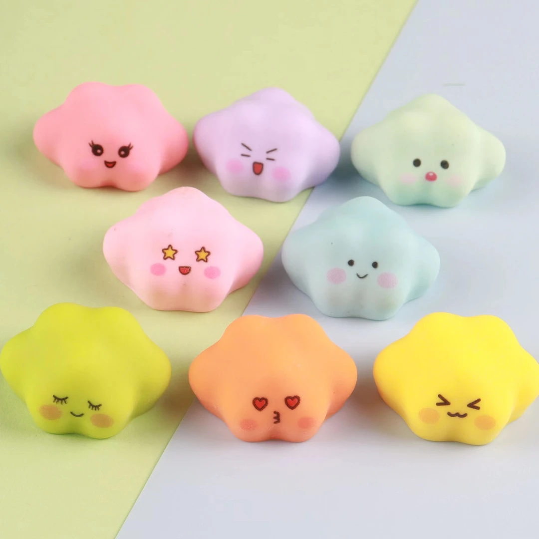 【直播拆】【对对碰】夜光磨砂小云朵diy夜光树脂摆件饰品