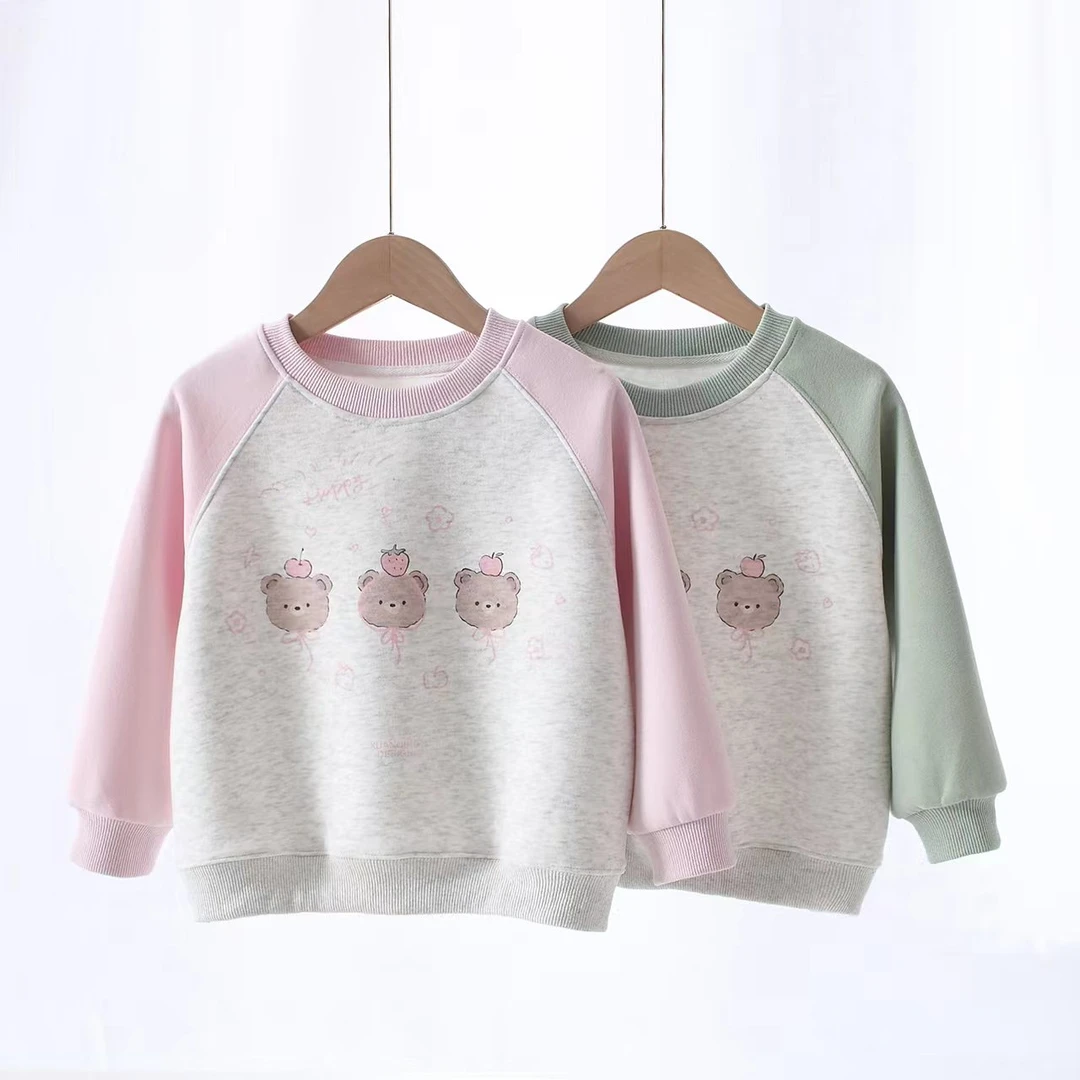 （A类300克数码印花）男女童柔软洋气百搭卫衣N-243801/2601