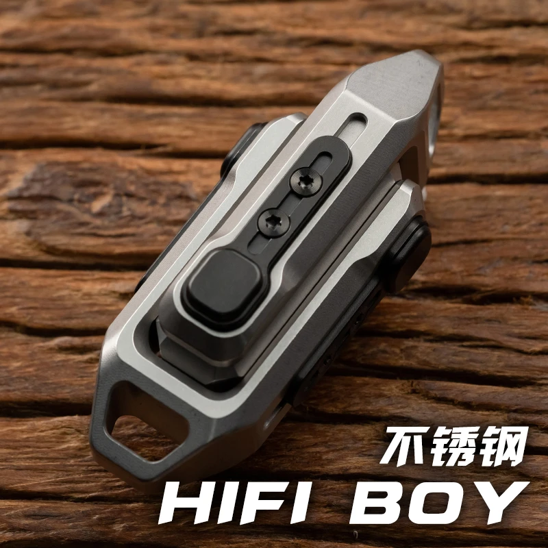 玩吾乐志EDC HIFIBOY推蛋 磁力双推牌币指尖陀螺金属玩具解压神器