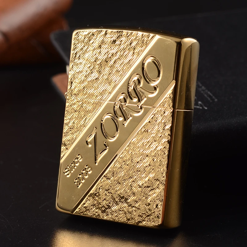 ZORRO佐罗防风煤油打火机男士2008周年纪念款精雕富豪Z8267创意