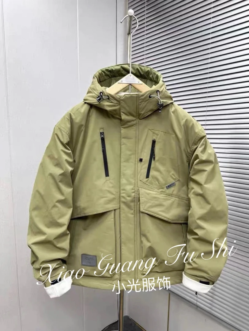 *25662#豆绿*二棉杭州小众设计师款外套男士外套