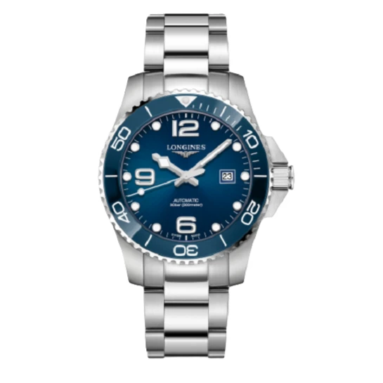 全新未使用 Longines/浪琴 康卡斯陶瓷表圈300米防水机械男表43MM