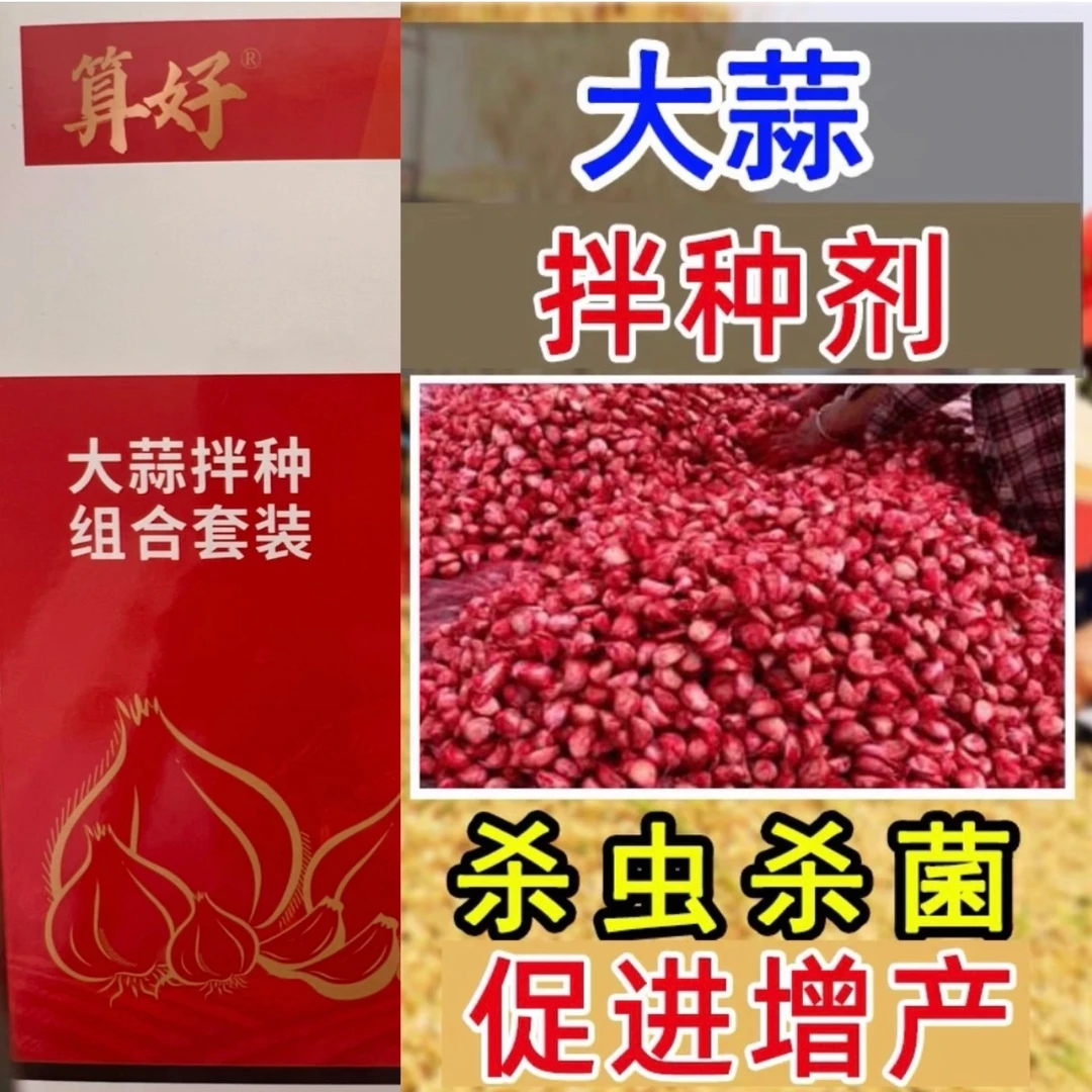 大蒜拌种防蒜蛆烂根防土传病害抽薹早蒜头大包衣服组合套装