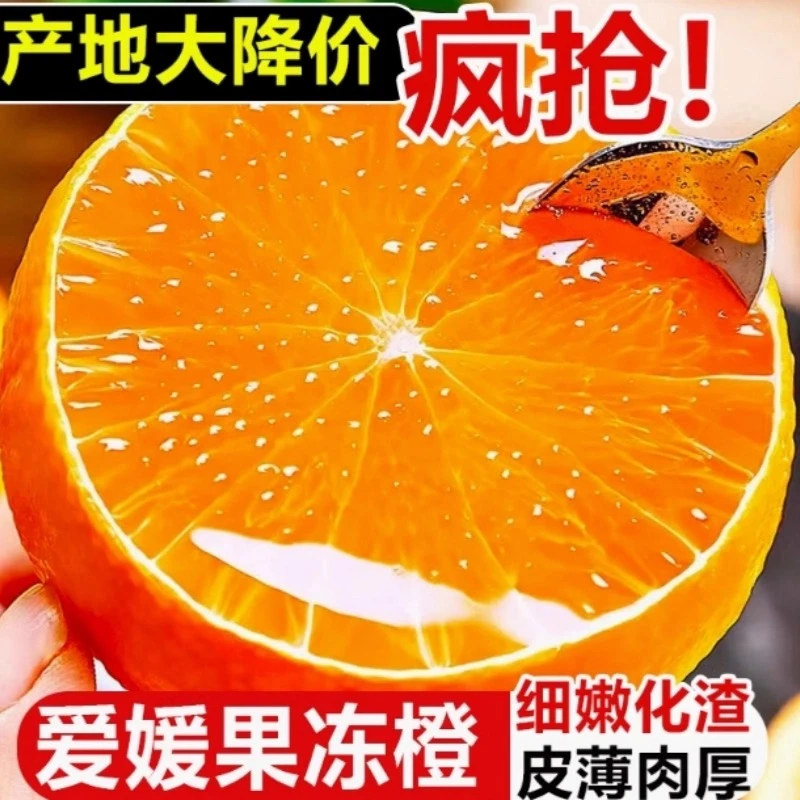 【产地直发】爱媛38号果冻橙眉山新鲜橙子现摘现发整箱包邮应季水果
