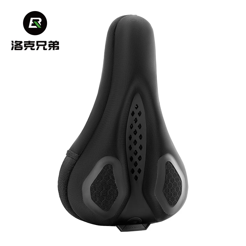 洛克兄弟自行车坐垫套快拆硅胶中空透气软男女公路山地车座垫骑行