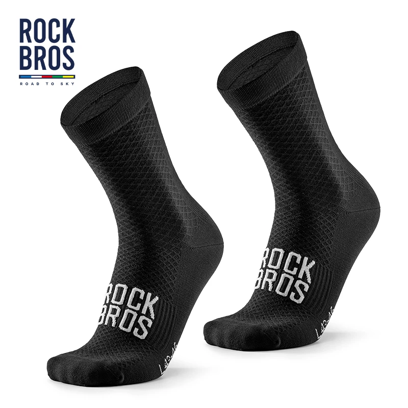 ROCKBROS天路系列骑行袜男女吸汗中筒透气耐磨跑步运动户外袜子