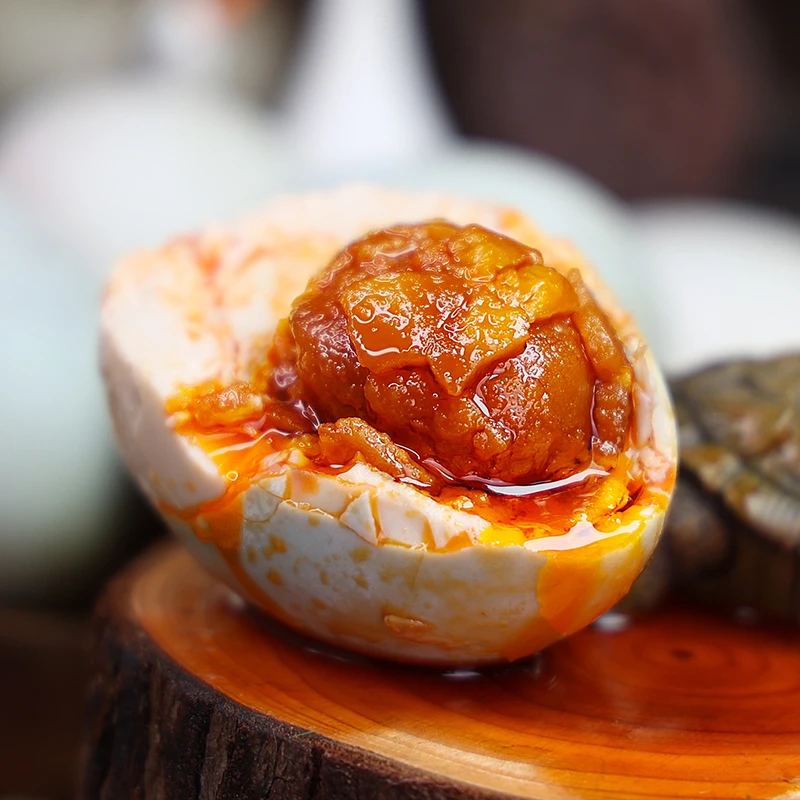 2枚50克广西北部湾特产流油烤海鸭蛋