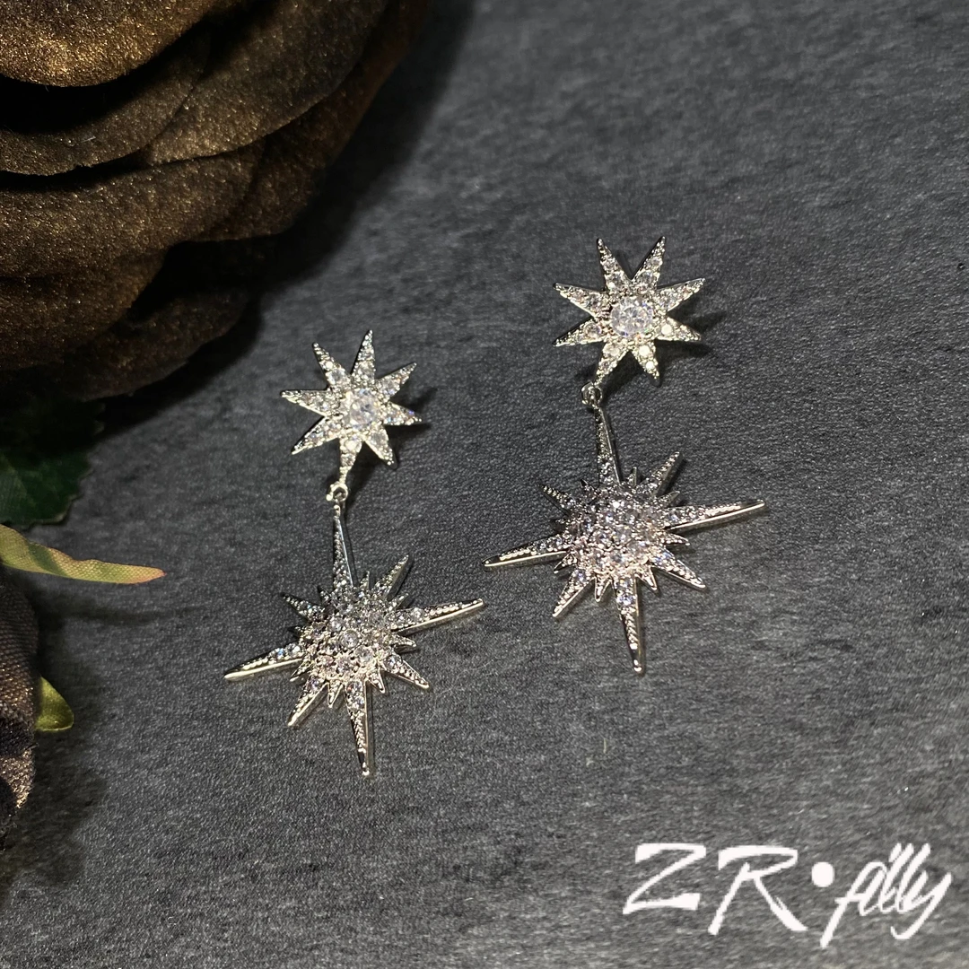 ZR filly 铜合金耳饰 轻奢气质时尚736