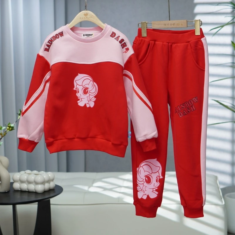 一路童行  A025  大系列 童装冬款中大童加绒套装 791362010AB