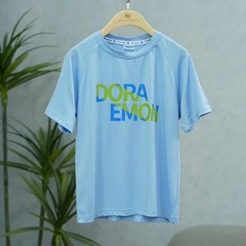 一路童行  A257  童装  哆系列夏装中大童休闲T恤 D9131L037