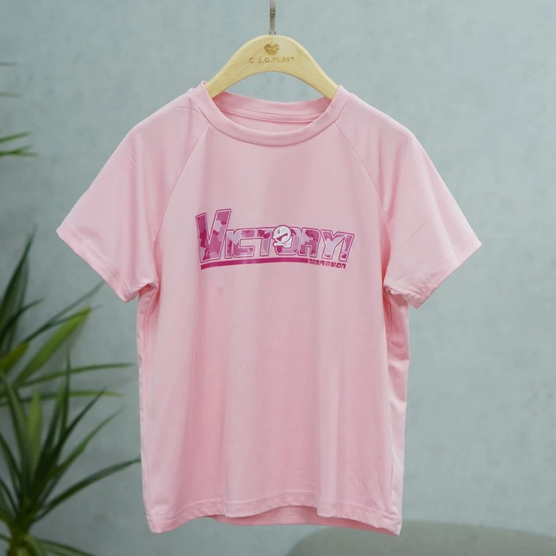 一路童行  A264  童装  哆系列夏装中大童休闲T恤 D9131L036