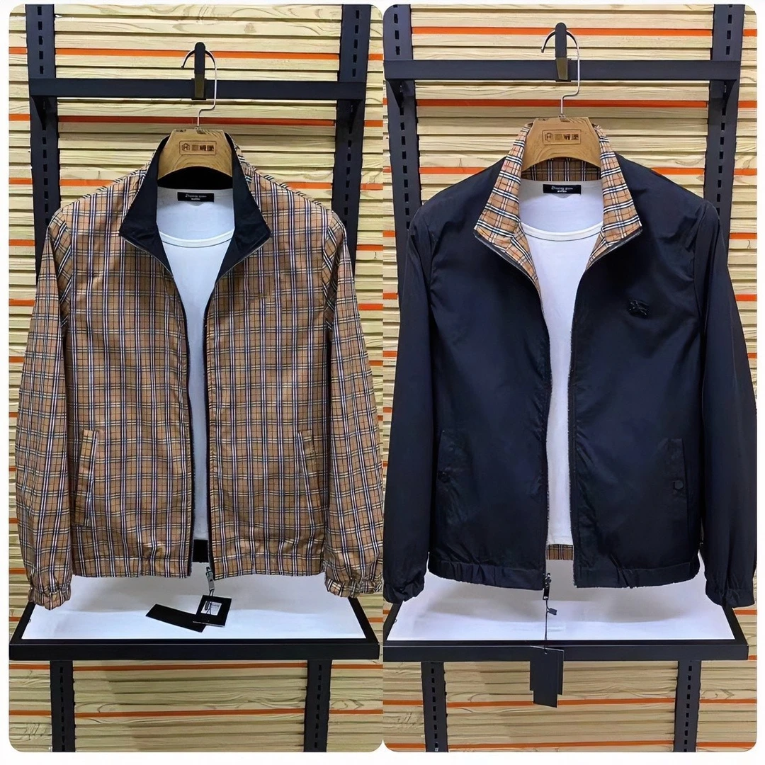 【专柜正品】2024新款时尚双面夹克 男士潮流外套百搭休闲夹克男
