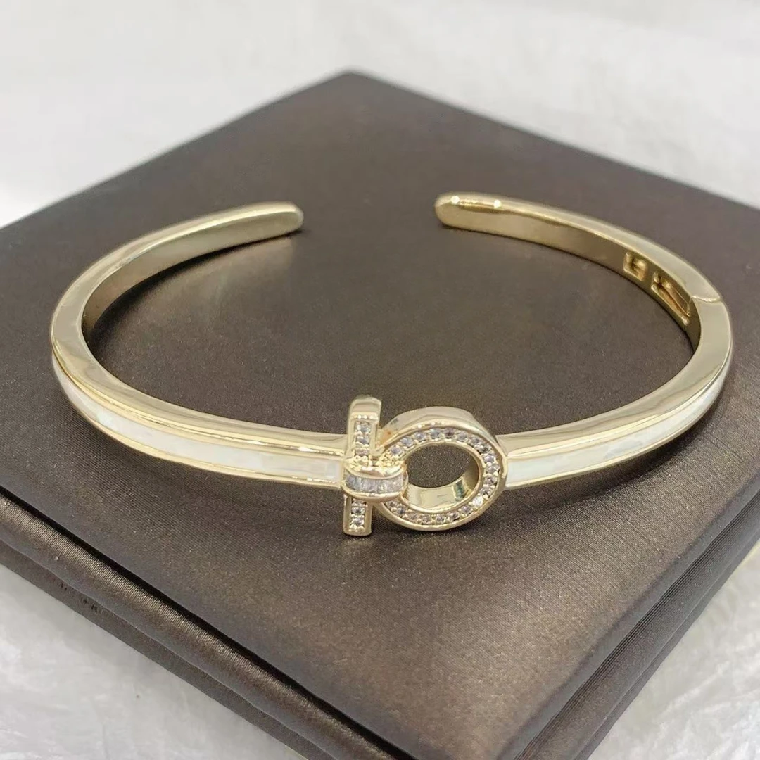 铜合金手镯 【HevinStudio】原创秋冬小马蹄精致时尚百搭手镯