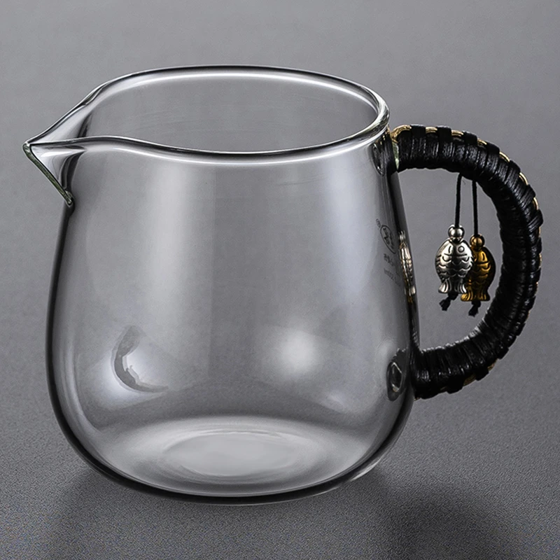 防烫手耐热玻璃公道杯加厚泡茶杯茶海茶水分离茶漏一体过滤器套装