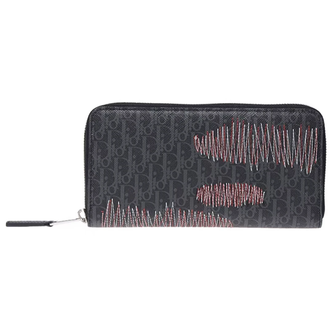 95新 DIOR/迪奥 Dior老花钱包/N28/赠钥匙扣