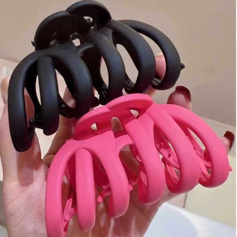 【2个装】花苞型磨砂抓夹盘头发抓夹