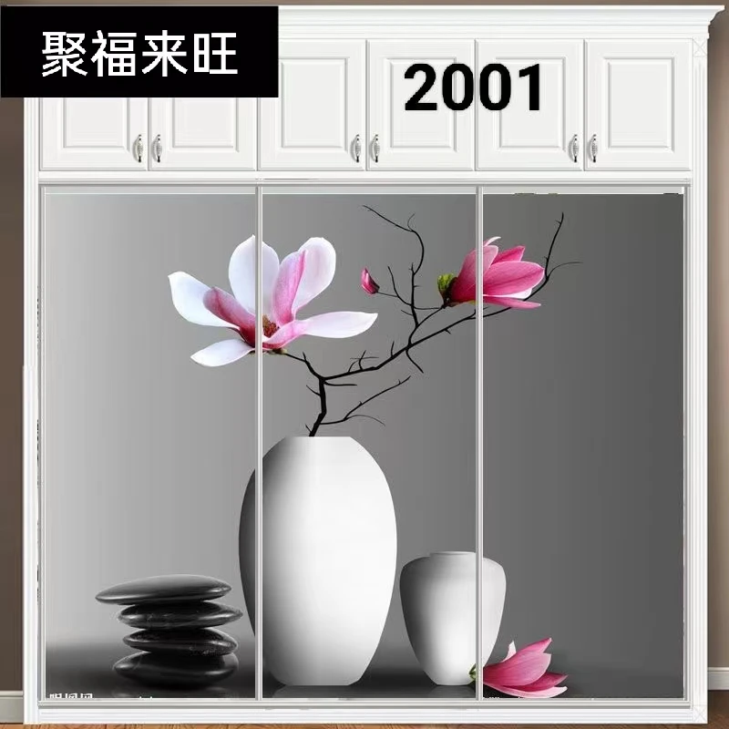 定制衣柜推拉门 3C钢化玻璃移门 壁橱滑动门