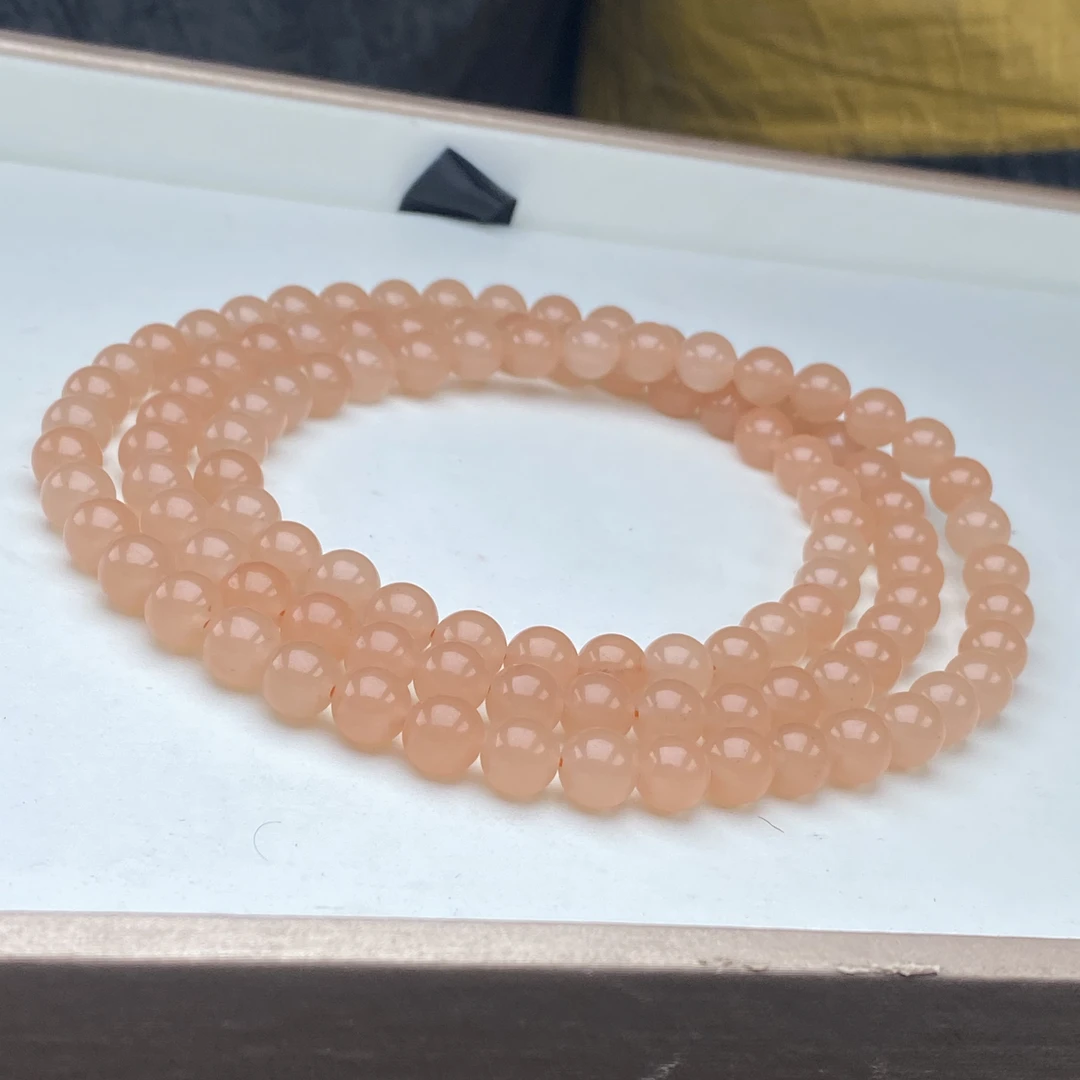 OF-38号精品藕粉手串108颗8mm多样性发一件