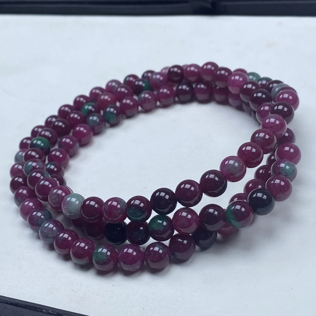 415号精品高货红绿手串108颗8mm多样性发一件