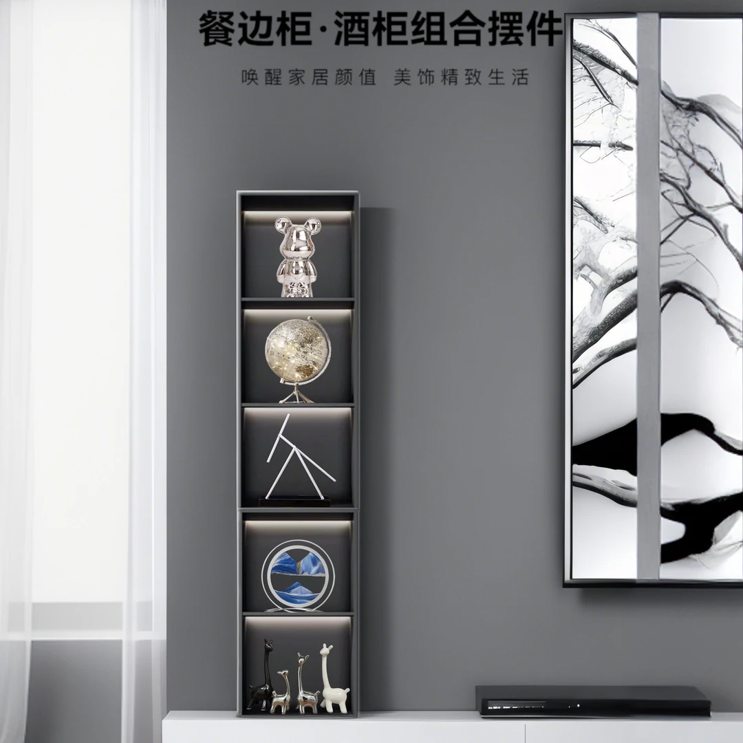 酒柜家居套装轻奢简约客厅电视柜餐边柜展示室内高级感装饰品摆件