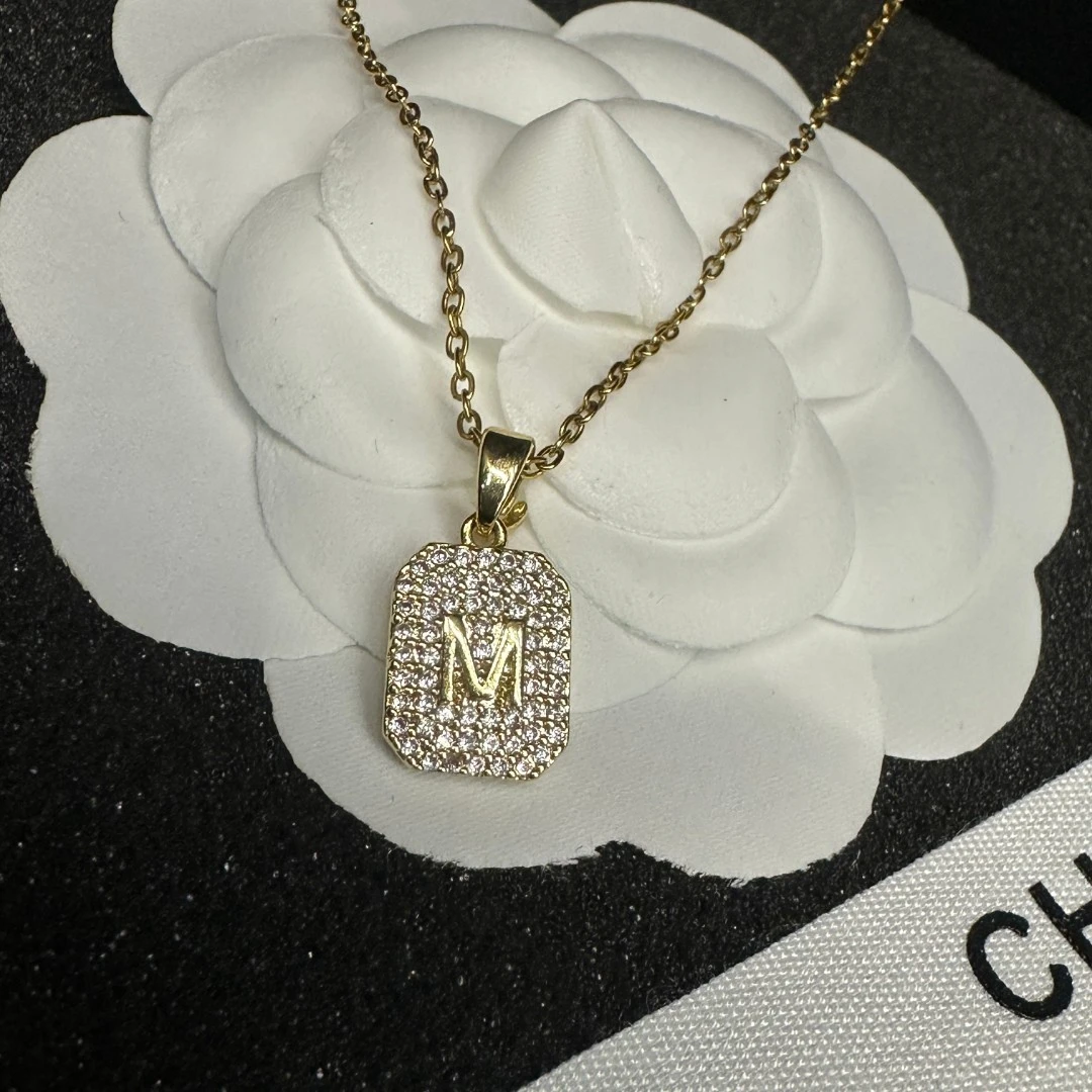 铜合金项链 ASA. J I E简约时尚轻奢小众设计方块项链饰品 PPXL04