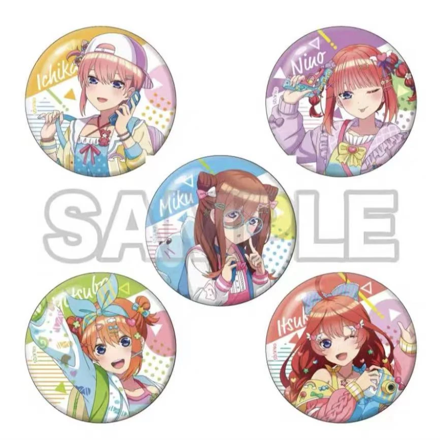 五等分的花嫁 粉彩涂鸦 蜡笔吧唧